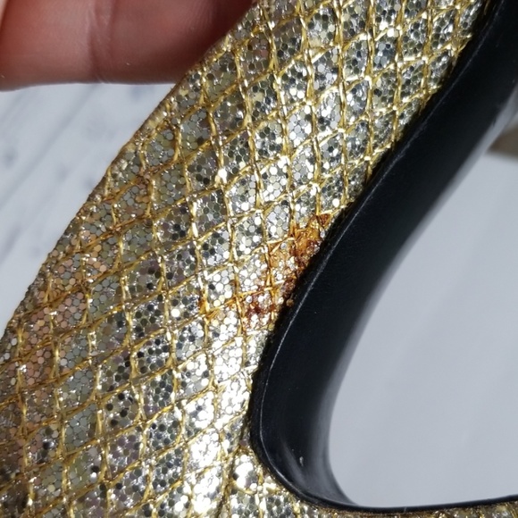 Stuart Weitzman for NeimanMarcus glitter heel - Picture 8 of 8